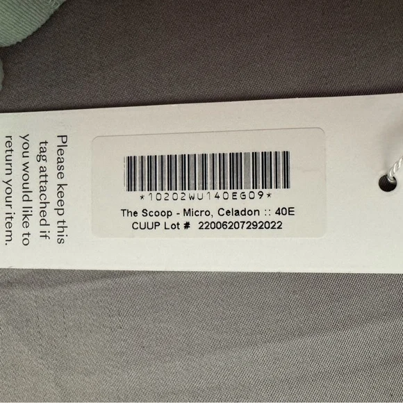 CUUP scoop micro bra size 40E NWT - Picture 6 of 7